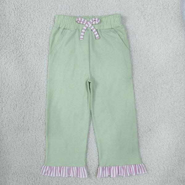 RTS P1156 toddler girl clothes cotton long fringe pants