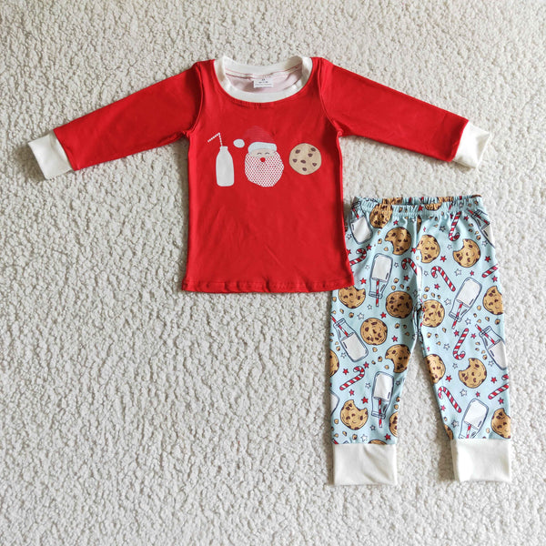 toddler clothing red santa claus matching christmas pajamas