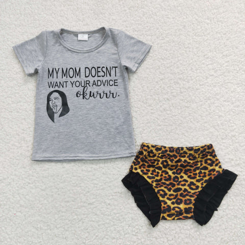 C4-1 baby girl clothes leopard summer outfit my mum don't want you advice okay-promotion 2024.5.18 $2.99