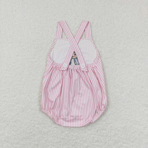 SR0462 baby girl clothes embroidery girl easter bubble