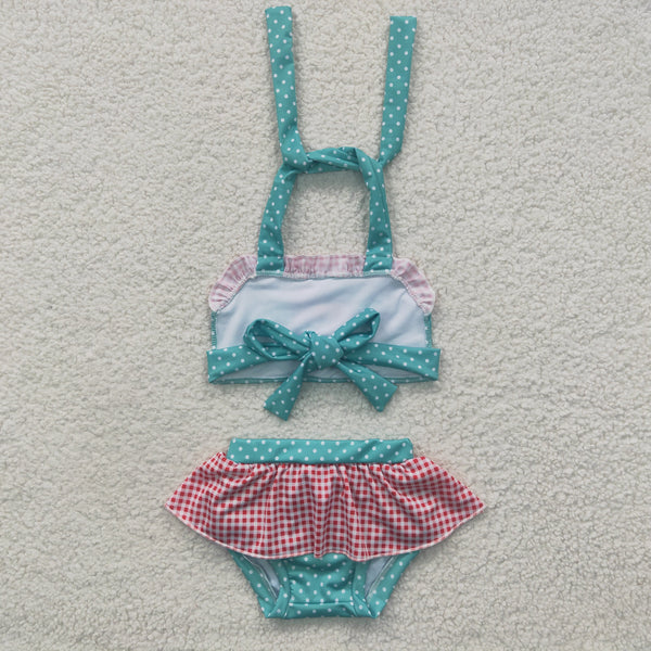 S0057 toddler girl clothes princess cartoon summer swimsuit