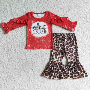 GLP0103 girl winter long sleeve christmas set-promotion 2024.10.5 $5.5