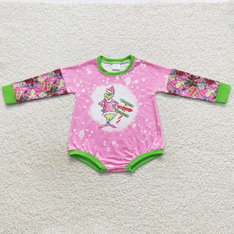 LR0439 baby girl clothes girl christmas bubble