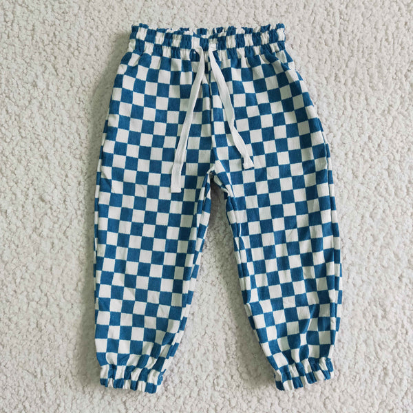P0018 baby casual pants girl plaid girls pants