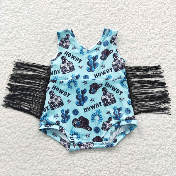 SR0323 baby clothes tassel summer bubble