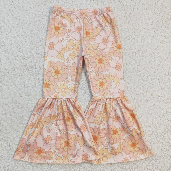 P0054 baby girl clothes bell bottom pant