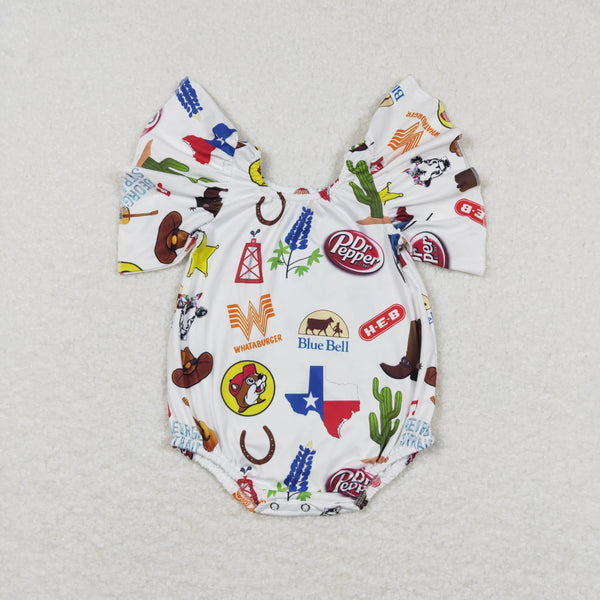 SR0544 USA warehouse 25.5.16 RTS baby clothes cartoon dog girl summer bubble romper