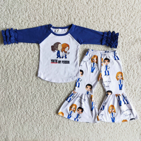 6 A23-17 girl blue you're my person winter long sleeve set--promotion 2024.10. 12 $2.99