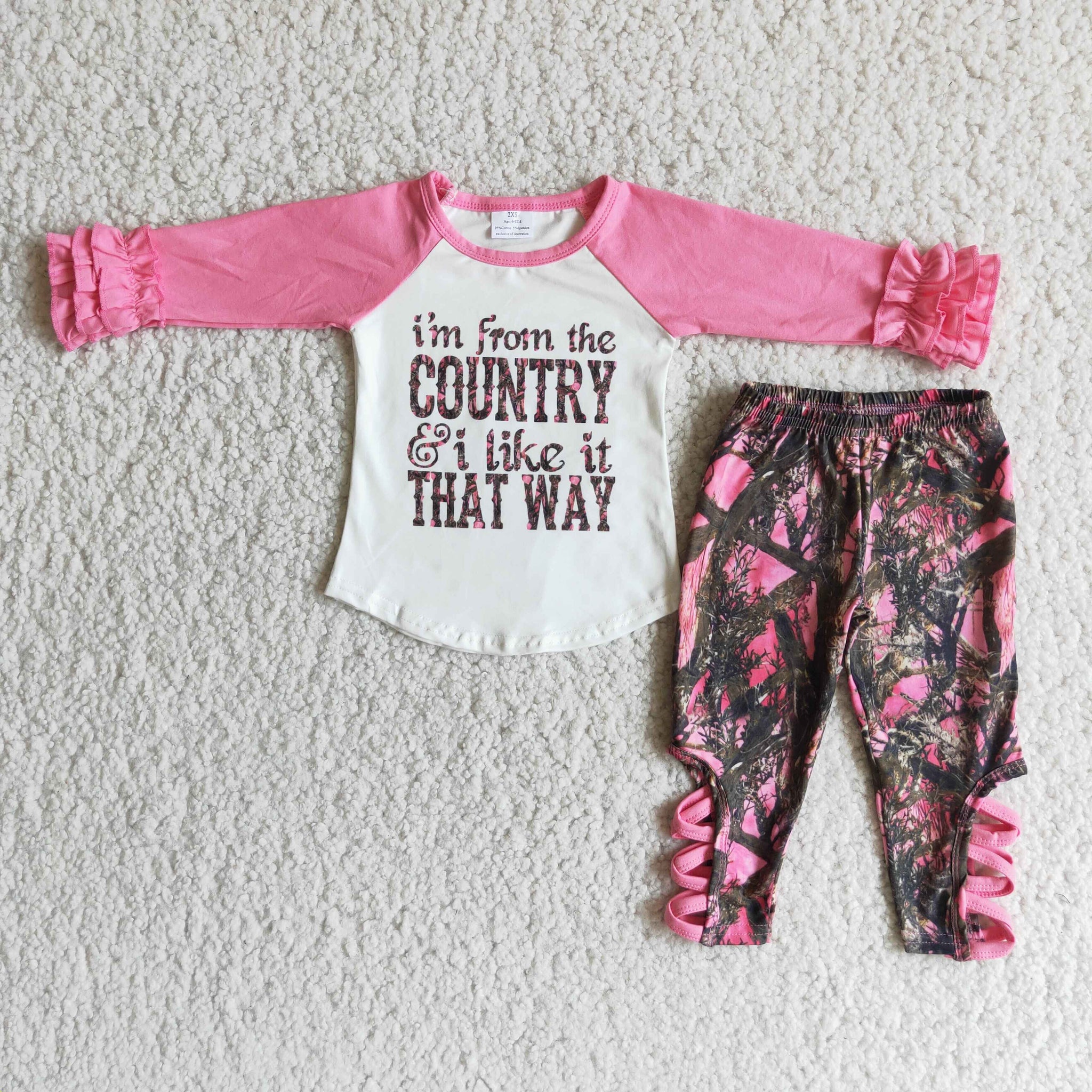 6 A10-12 RTS baby girl clothes country winter outfits-promotion 2024.8.24 $2.99