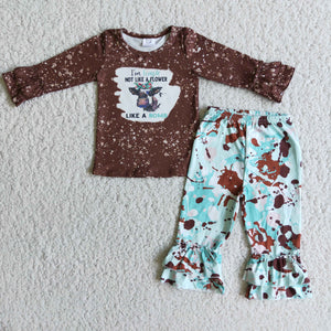 6 C7-31 baby girl clothes brown cow winter outfits--promotion 2024.12.21 $2.99