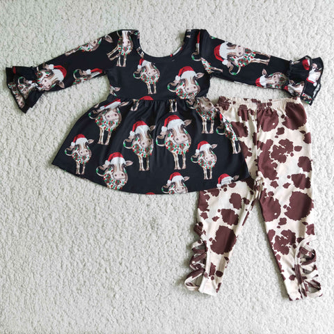 6 C9-21 cow christmas clothes black winter outfits - -promotion 2024.11.23 $2.99