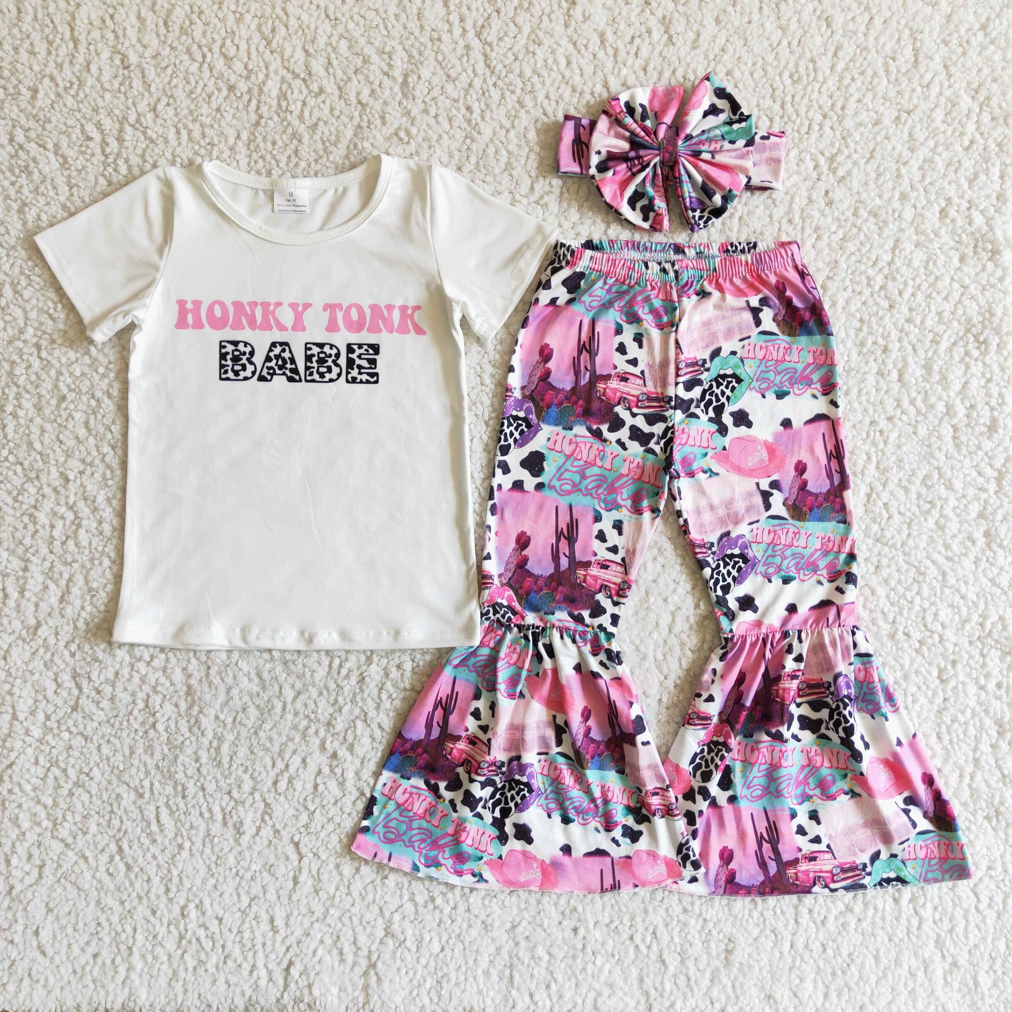 C5-30 kids clothing babe spring fall short sleeve set headwears--promotion 2024.6.29 $2.99