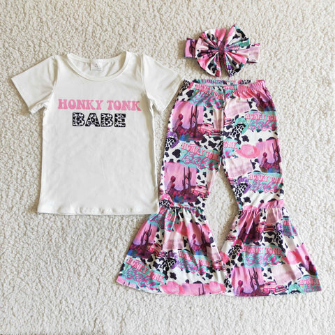 C5-30 kids clothing babe spring fall short sleeve set headwears--promotion 2024.6.29 $2.99