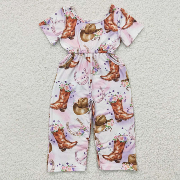 SR0225 kids clothes girls hat shoes summer jumpsuit