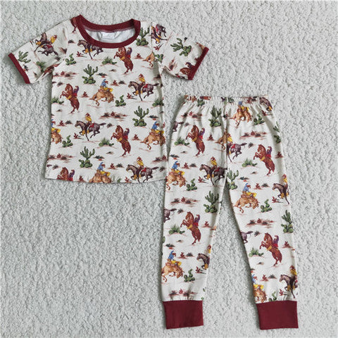 D4-14 baby boy clothes western fall spring outfits