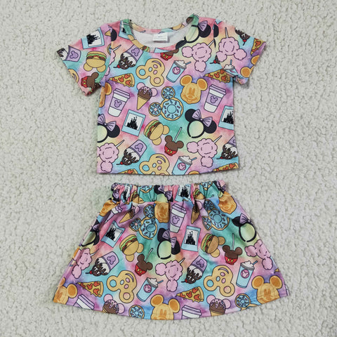 GSD0073  kids clothing cartoon summer short sleeve set-promotion 2024.4.27 $5.5