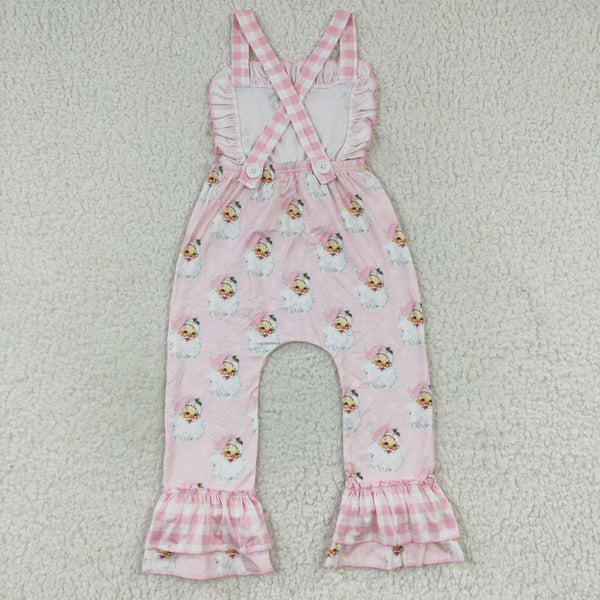 SR0101 baby girl clothes cartoon christmas girl jumpsuit