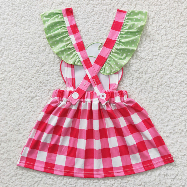 GSD0241 kids clothes girls strawberry summer dress-promotion 2025.6.7 $5.5