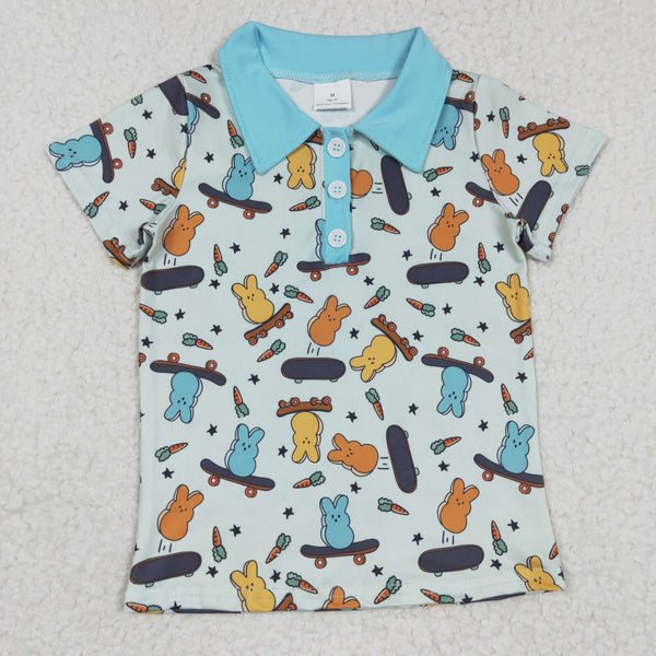 BT0170 kids clothes boys bunny easter tshirt boy easter outfit