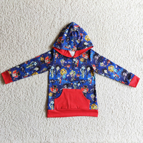 BT0031 boy winter hoodies cartoon top shirt