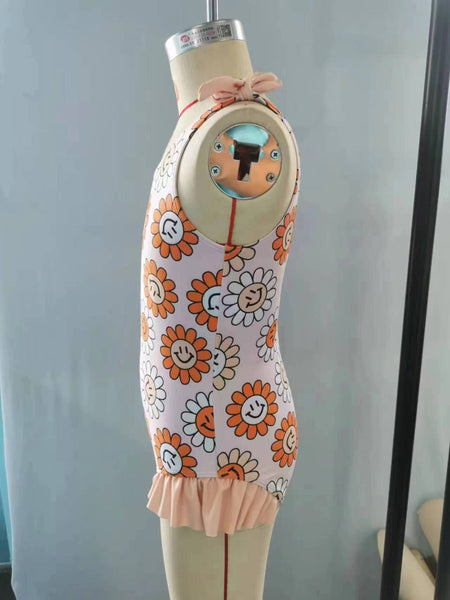 S0151 baby girl clothes girl swimsuit swimwear