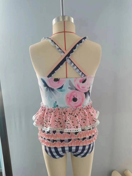 S0158  baby girl clothes girl swimsuit swimwear