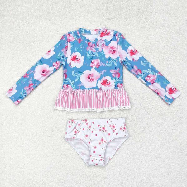 S0168  RTS baby girl clothes girl swimsuit swimwear beach wear