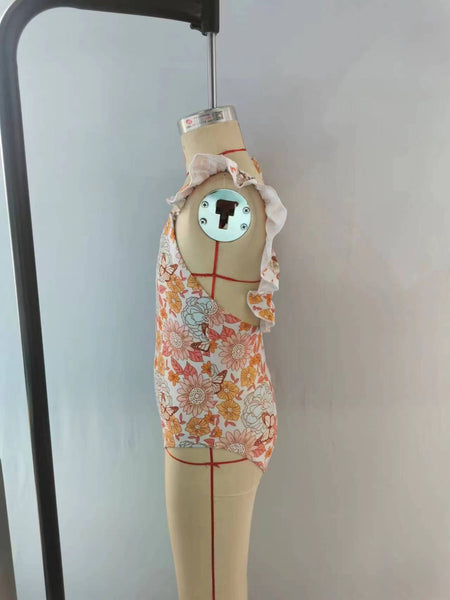 S0177 pre-order baby girl clothes girl swimsuit swimwear beach wear