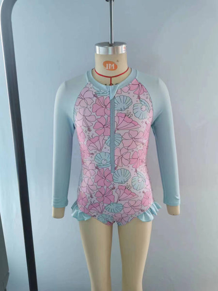 S0182 baby girl clothes girl swimsuit swimwear beach wear