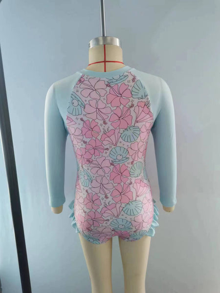 S0182 baby girl clothes girl swimsuit swimwear beach wear