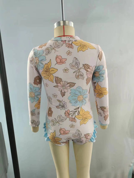 S0183 pre-order baby girl clothes girl swimsuit swimwear beach wear