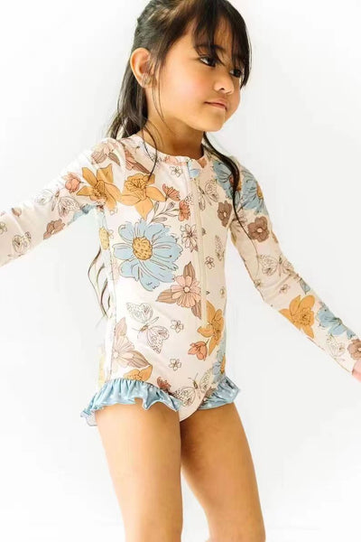 S0183 pre-order baby girl clothes girl swimsuit swimwear beach wear