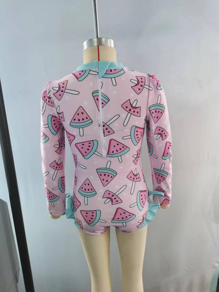 S0185 pre-order baby girl clothes girl swimsuit swimwear beach wear