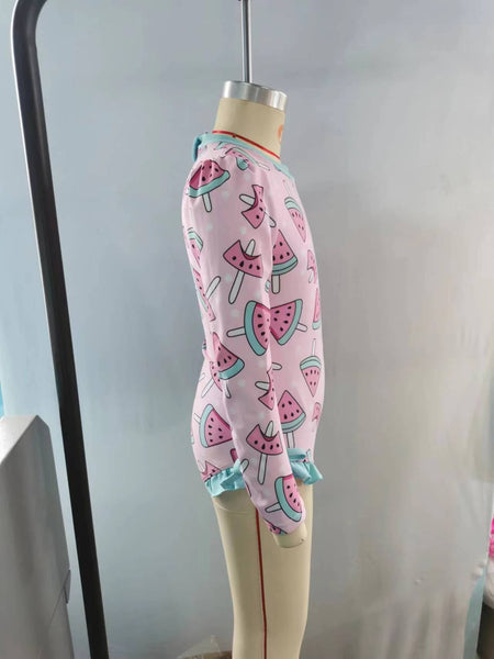 S0185 pre-order baby girl clothes girl swimsuit swimwear beach wear