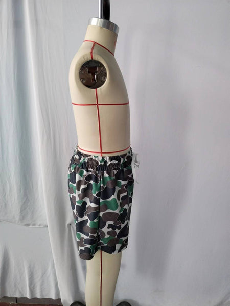 S0218 baby boy clothes boy swim shorts camouflage summer swim shorts toddler swimwear