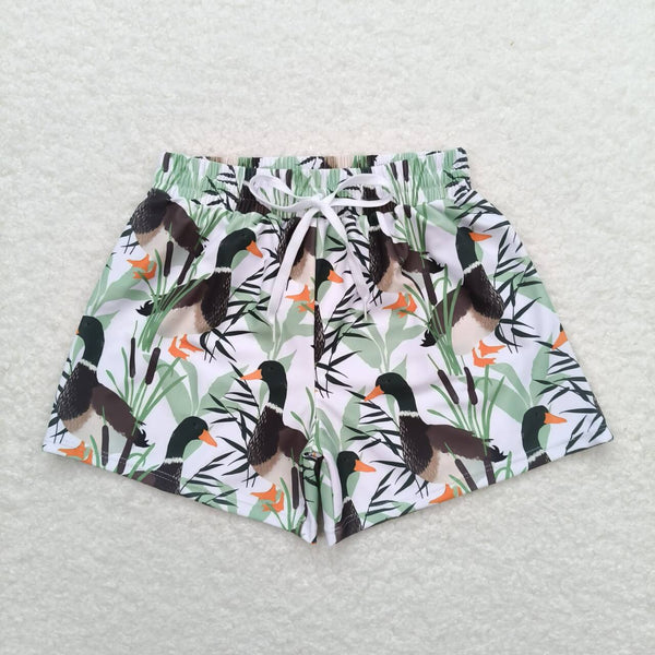 S0267 RTS baby boy trunks mallard duck boy summer swim shorts