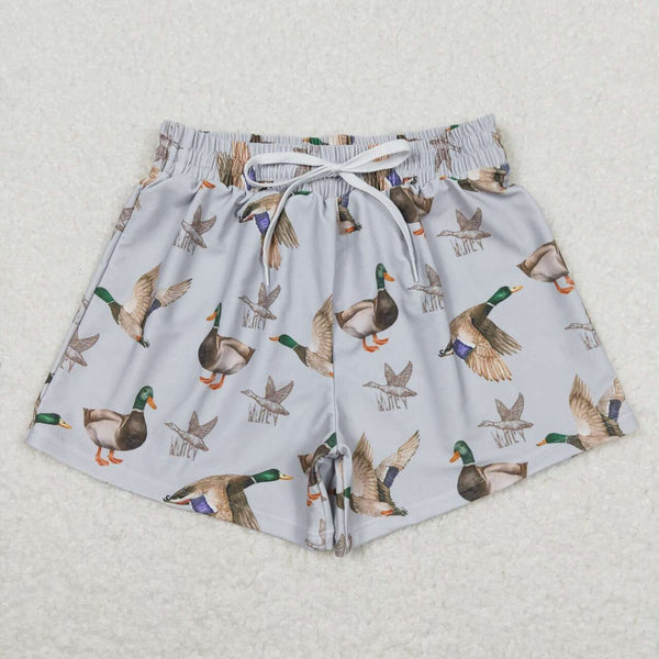 RTS 3-6M-6-7T toddler clothes matching clothing camo print shorts baby boy summer swim trunks-2026.2.2