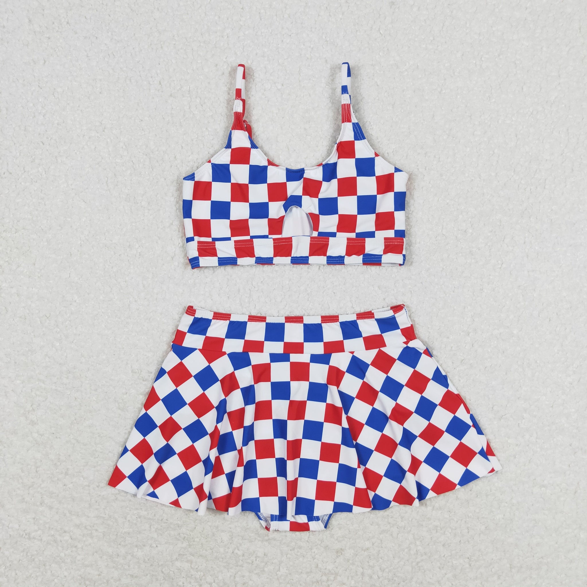 S0287 RTS baby girl clothes 4th of July girl summer swimsuit swim wear beach bathing suit