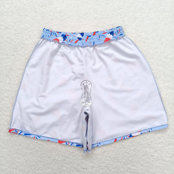 S0335 RTS adult clothes 4th of July patriotic adult men summer swim trunks