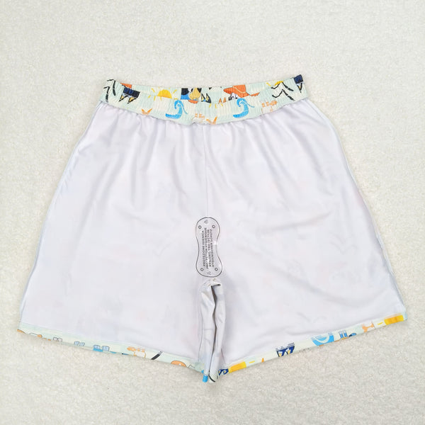 S0360 RTS adult clothes cartoon dog adult men summer swim trunks