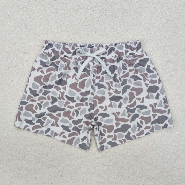 RTS 3-6M-6-7T toddler clothes matching clothing camo print shorts baby boy summer swim trunks-2026.2.2