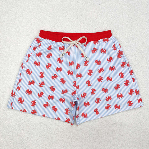 S0464 RTS adult clothes crab adult men summer swim trunks beach sea wear