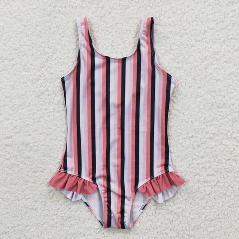 S0049 baby girl clothes july 4th patriotic summer swimsuit