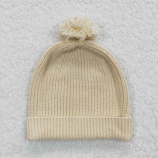 baby colorful knitted sweater hat