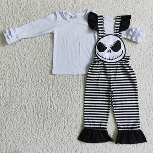 GLP0310 kids clothes girls black halloween boutique kids clothing