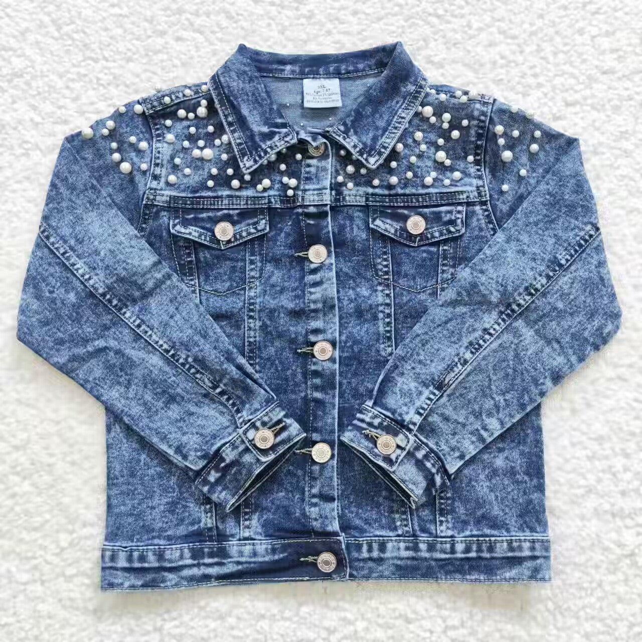 GT0175 baby girl clothes denim jackets winter coats