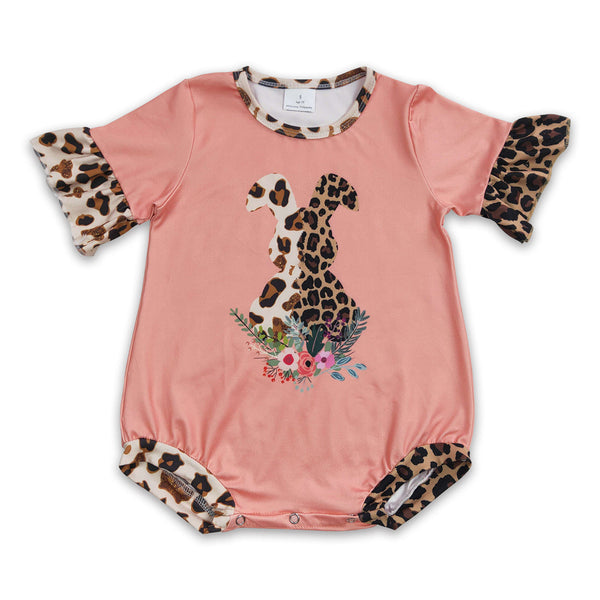 SR0117 baby girl clothes bunny easter bubble