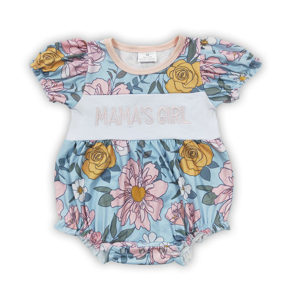 SR0344 baby girl clothes mama's girl mother's day summer bubble
