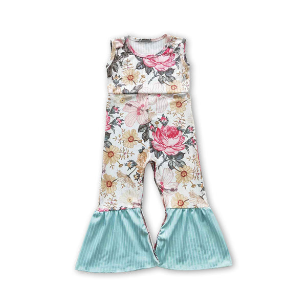 SR0368 kids clothes girls girl summer jumpsuit