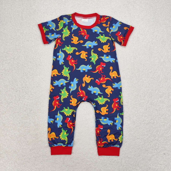 SR0468 RTS baby girl clothes dinosaur baby romper